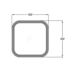  Мебель для ванной Ибица 90 белый/хром – фотография-3